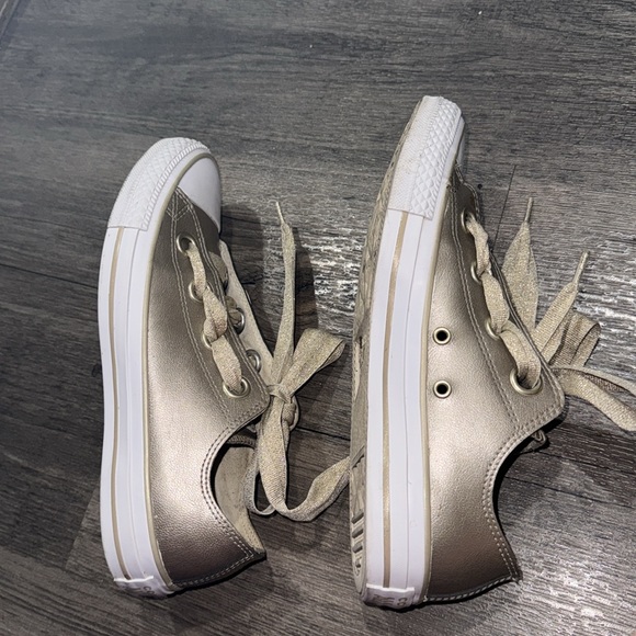Gold metallic Converse All Star - Picture 4 of 5